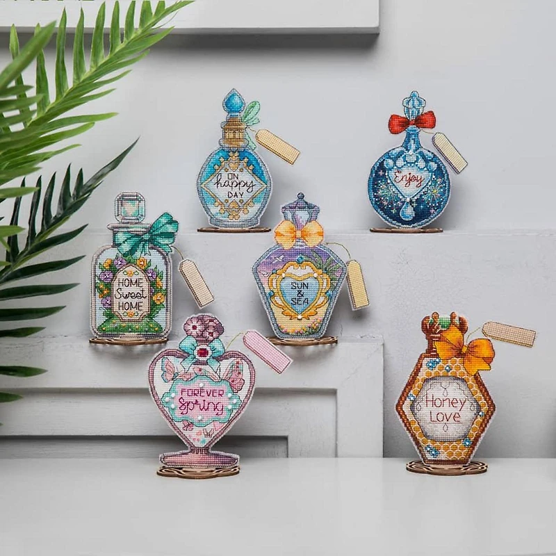 Crystal Art Plastic Canvas Counted Cross Stitch Kit Scent Of Life