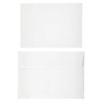 12 Packs: 20 ct. (240 total) White Cards & Envelopes by Recollections™, 2.5" x 3.5"