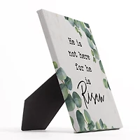 For He is Risen Tabletop Canvas Art
