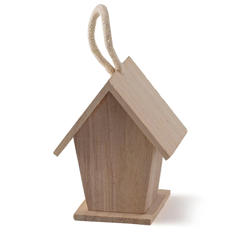 4" Traditional Wood Birdhouse by Make Market®