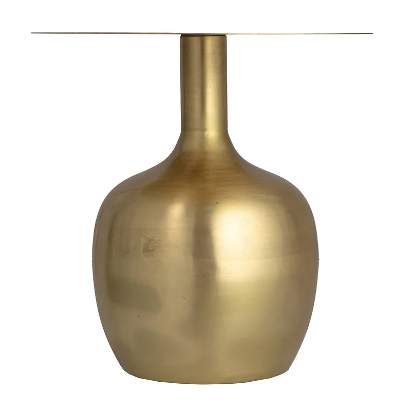 Hello Honey® Gold Elegant Metal Round Side Table