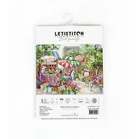 Letistitch Flower Market Counted Cross Stitch Kit