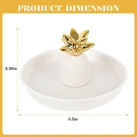 NEX™ 6" Pineapple Ceramic Jewelry Holder