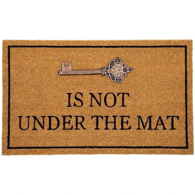 Key is Not Under the Mat Doormat