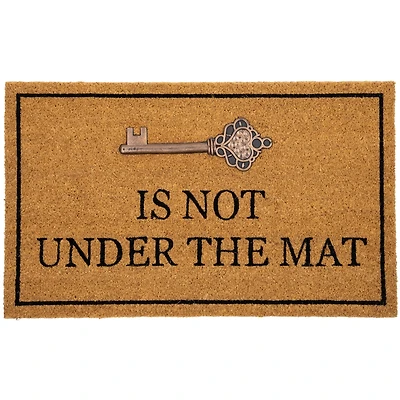 Key is Not Under the Mat Doormat