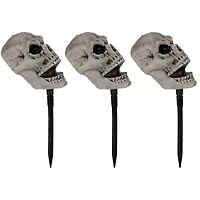 Skull Stakes Outdoor Yard Set