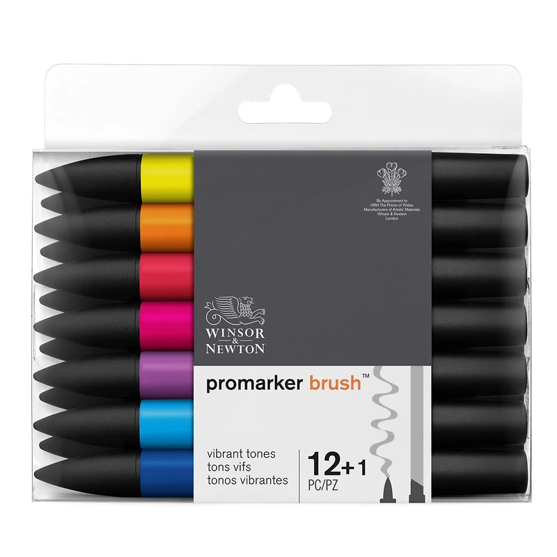 Winsor & Newton® 13 Vibrant Promarker Brush™ Set