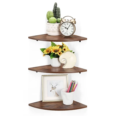 Floating Corner Shelves Set