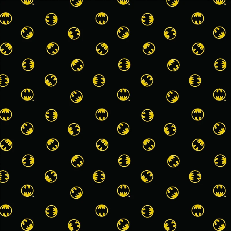DC Comics Batman Logo Precut Cotton Fabric