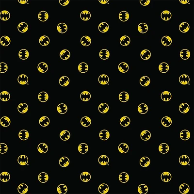 DC Comics Batman Logo Precut Cotton Fabric