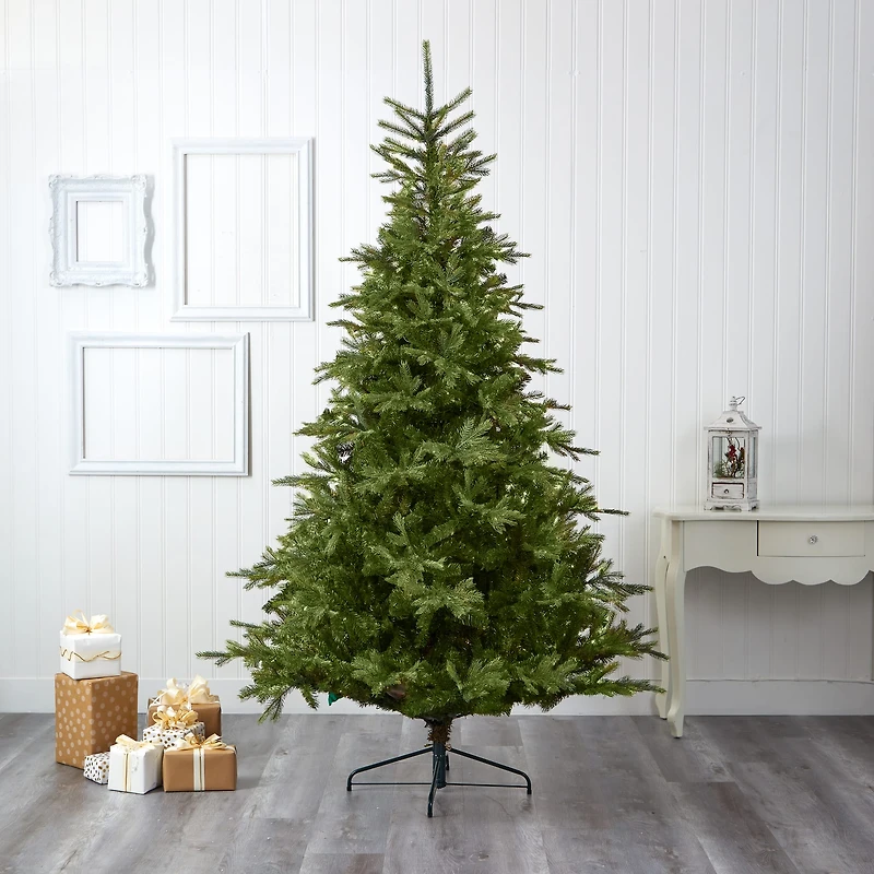 8ft. Unlit North Carolina Spruce Artificial Christmas Tree