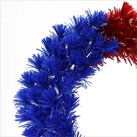 24" Pre-Lit Patriotic Wreath