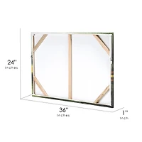 Elephant & Monks Walking Meditation Glossy Canvas Art