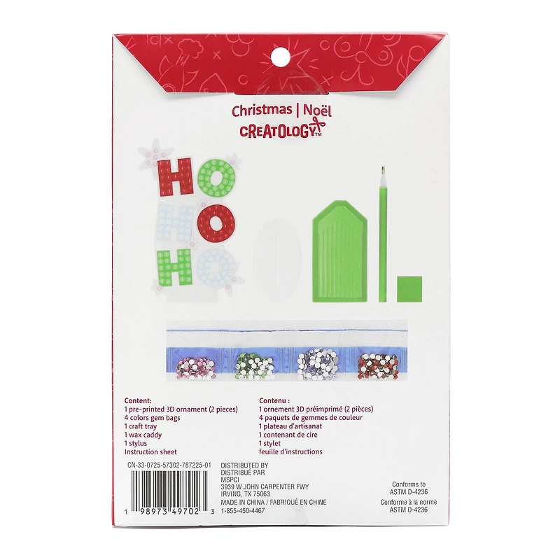 Ho Ho Ho Diamond Art Kit by Creatology™