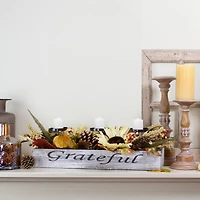 2.5ft. Autumn Harvest Sunflower 3-Piece Candle Holder