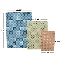 Floral Canvas Faux Book Box Set