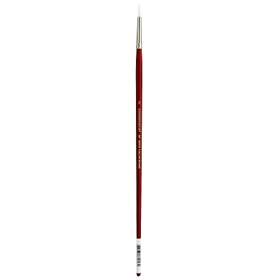 Connoisseur® White Taklon Long Handle Round Brush