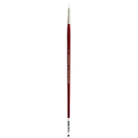 Connoisseur® White Taklon Long Handle Round Brush