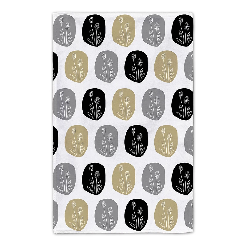 Simple Contour Flower 16" x 25" Tea Towel Set of 2