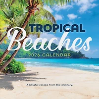 2026 Tropical Beaches Wall Calendar