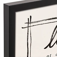 Love At All Times 15.73" x 12.73" Black Framed Canvas