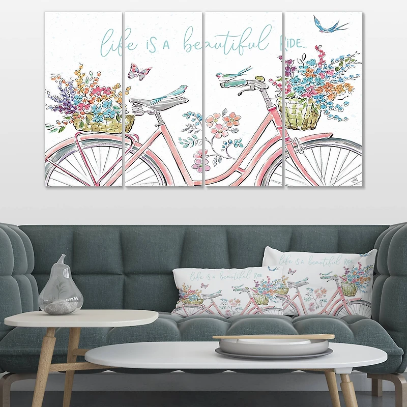 Designart - Spring Bike Bouquet