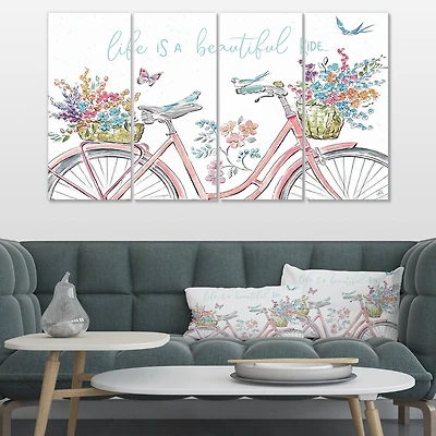 Designart - Spring Bike Bouquet