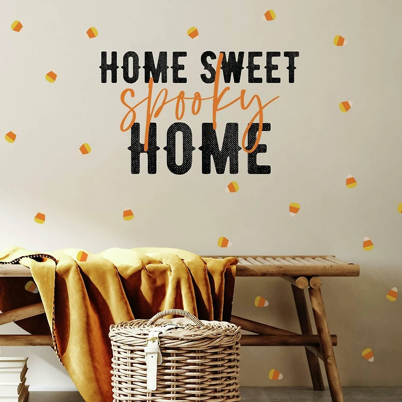 RoomMates Home Sweet Spooky Home Peel & Stick Wall Decals