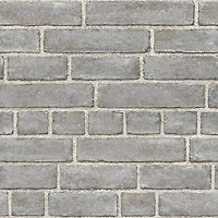 NuWallpaper Gray Brick Façade Peel & Stick Wallpaper