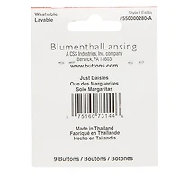 Flair Originals™ Daisy Buttons, 9ct.