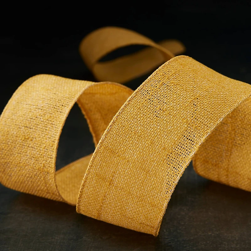 1.5" x 3yd. Linen Wired Ribbon by Celebrate It