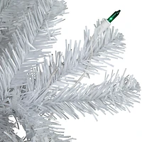4ft. Pre-Lit White Artificial Christmas Tree, Green Lights