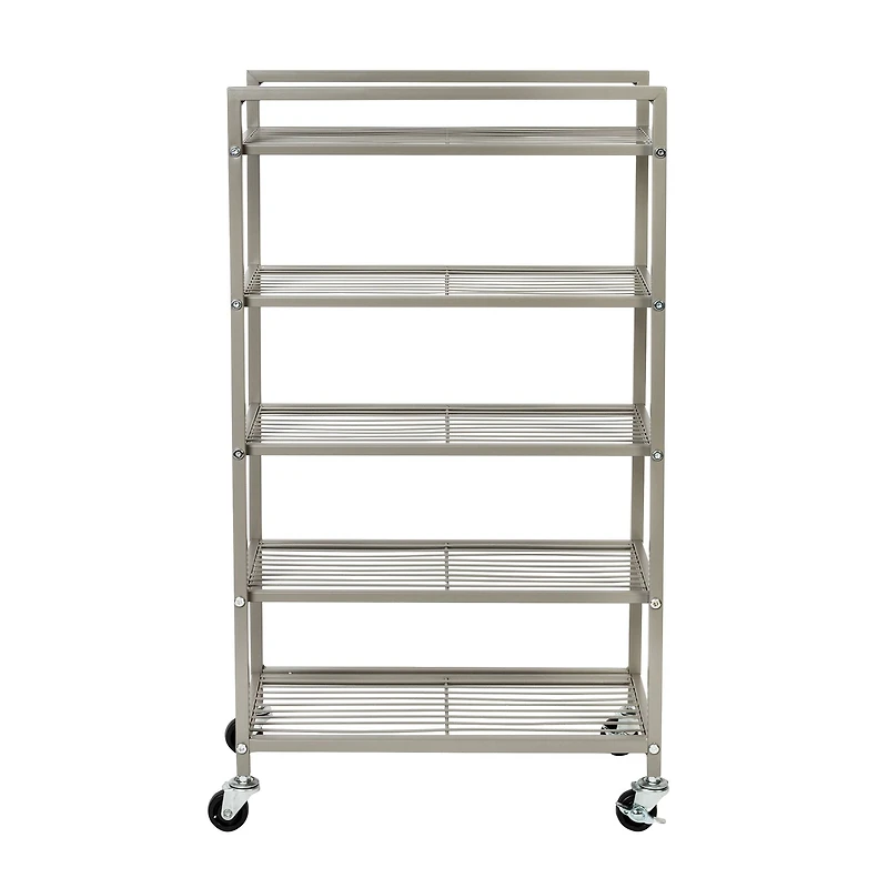 Honey Can Do 5-Tier Rolling Bathroom Storage Cart