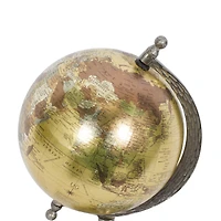 10" Brown Aluminum Traditional Globe