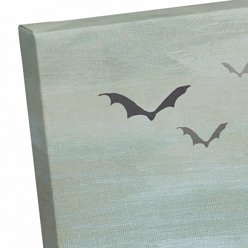 Flower Field Ghost Canvas Wall Art