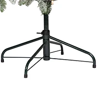 6.5ft. Pre-Lit Real Touch™️ Full Flocked Whistler Noble Fir Artificial Christmas Tree, Clear Lights