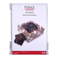Plaid Cookie Treat Boxes, 4ct. by Makery™