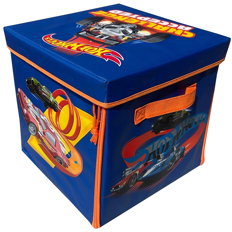Tara Toy ZipBin Hot Wheels 300 Car Storage Cube & Playmat