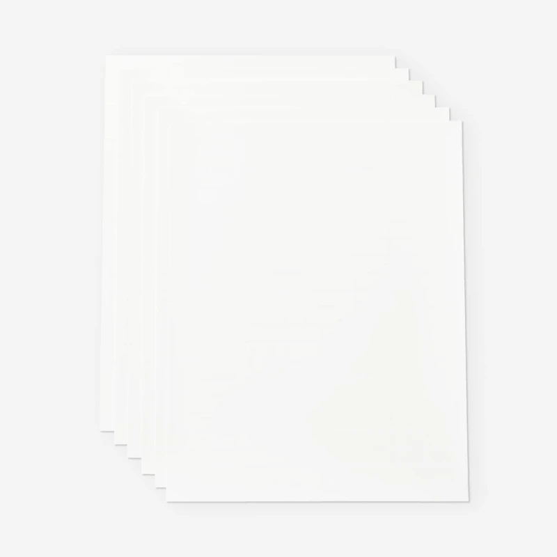 Cricut® Clear US Letter Printable Vinyl, 12ct.