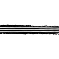 1.5" x 10yd. Black & White Striped Wired Grosgrain Ribbon by Celebrate It® Halloween