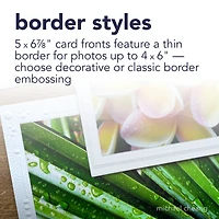 Strathmore® 5" x 7" White Photo Mount Card & Envelope Sets