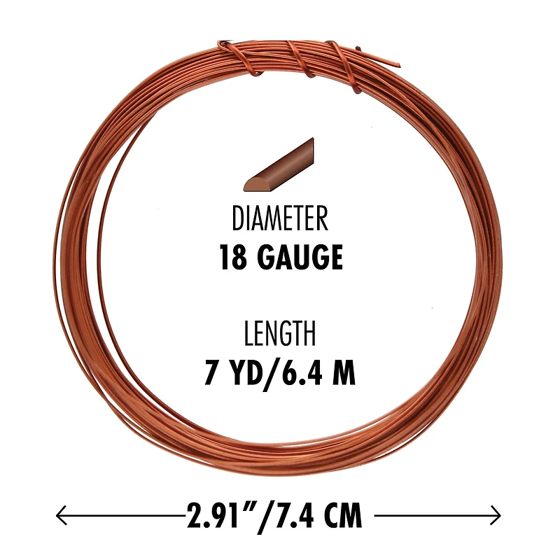 The Beadsmith® Wire Elements™ Gauge Tarnish Resistant Medium Temper Half Round Wire