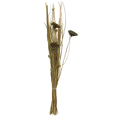40" Green Dried Plant Bouquet Natural Foliage