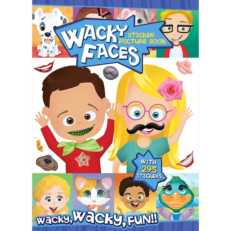 Wacky Faces Sticker Picture Book