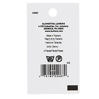 LaMode 3/4" Black Domed Shank Buttons, 2ct.