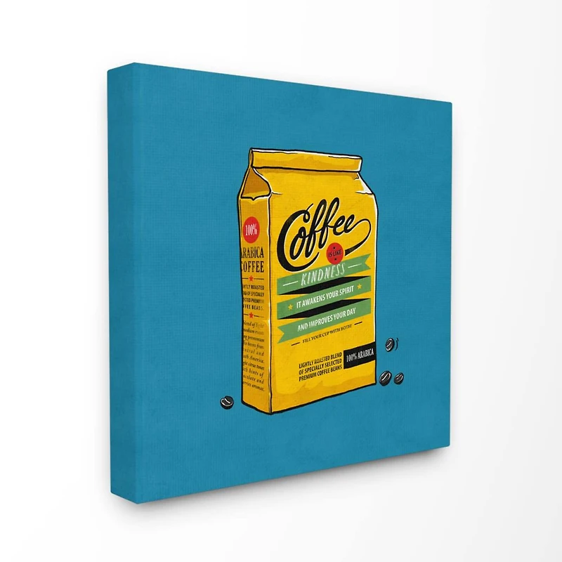 Stupell Industries Coffee Wisdom Canvas Wall Art