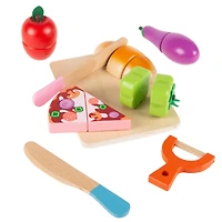 Toy Time Wooden & Magnetic Pretend Play Food Set