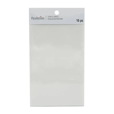 4" x 6" Stencil Sheets, 15ct. by Recollections™