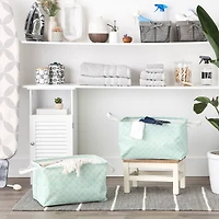 DII® Large Lattice PE-Coated Cotton Polyester Laundry Bin