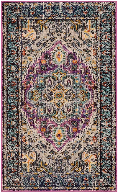 Monaco Geo Medallion 3' X 5' Area Rug